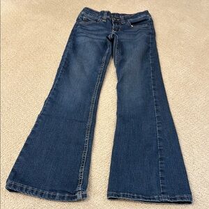 Wrangler girls riding jeans